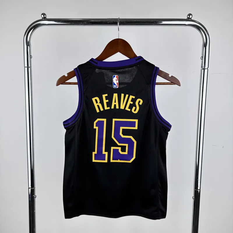 2024/25 Los Angeles Lakers City Edition Austin Reaves #15 Youth Jersey