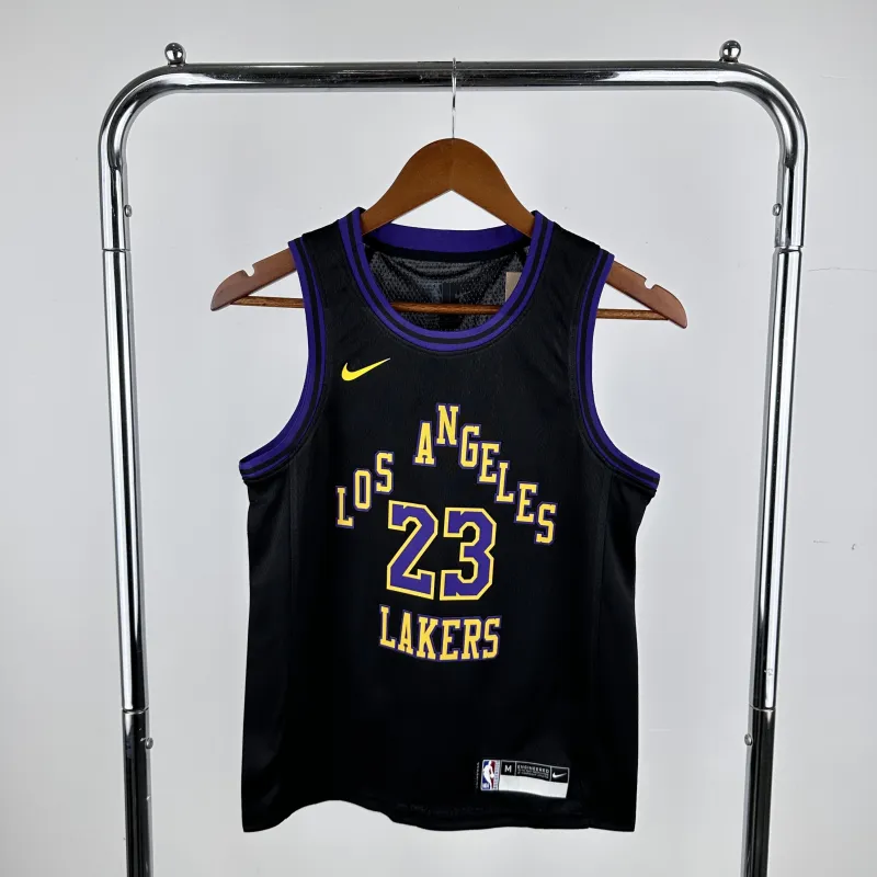 2024/25 Los Angeles Lakers City Edition LeBron James #23 Youth Jersey