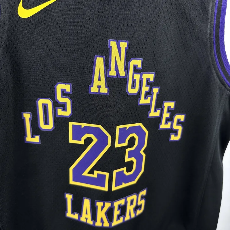 2024/25 Los Angeles Lakers City Edition LeBron James #23 Youth Jersey