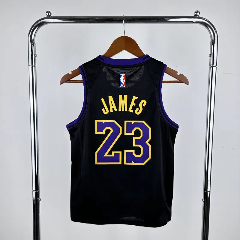 2024/25 Los Angeles Lakers City Edition LeBron James #23 Youth Jersey
