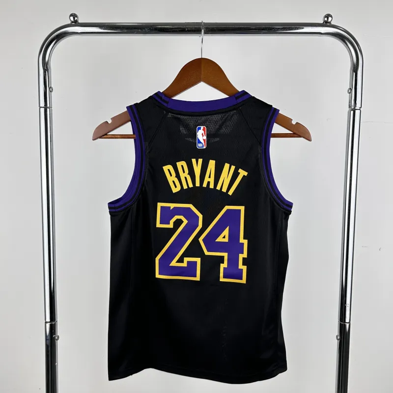 2024/25 Los Angeles Lakers City Edition Kobe Bryant #24 Youth Jersey