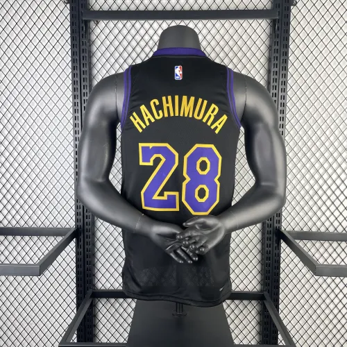 2024/25 Los Angeles Lakers City Edition Rui Hachimura #28 Men’s Jersey