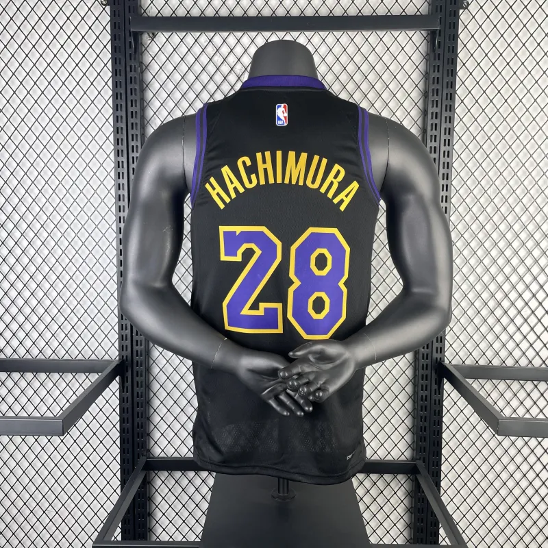 2024/25 Los Angeles Lakers City Edition Rui Hachimura #28 Heren Jersey
