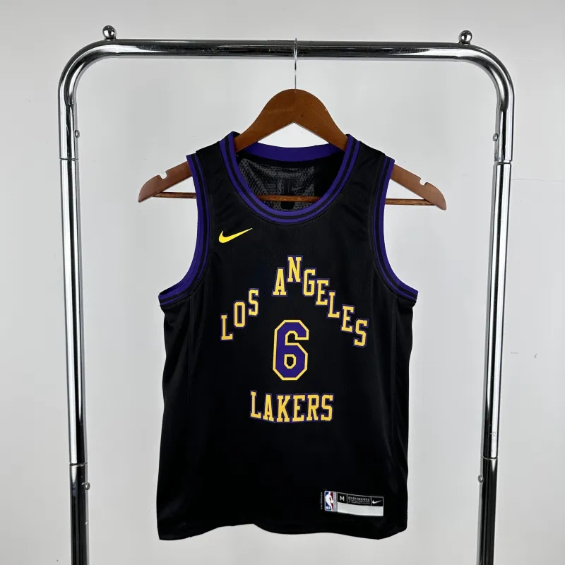 Maglia da bambino Los Angeles Lakers City Edition 2024/25 LeBron James #6