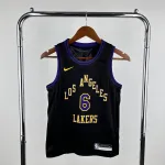 Maglia giovanile 2024/25 Los Angeles Lakers City Edition LeBron James #6 Maglia da bambino Los Angeles Lakers City Edition 2024/25 LeBron James #6