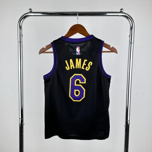 2024/25 Los Angeles Lakers City Edition LeBron James #6 Youth Jersey