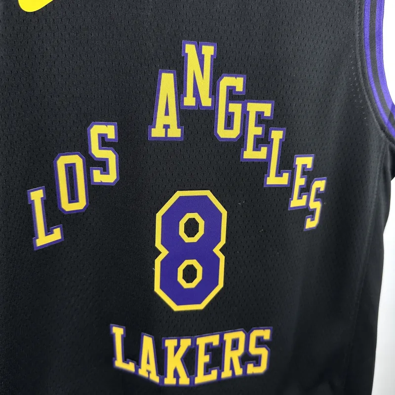 2024/25 Los Angeles Lakers City Edition Kobe Bryant #8 Youth Jersey