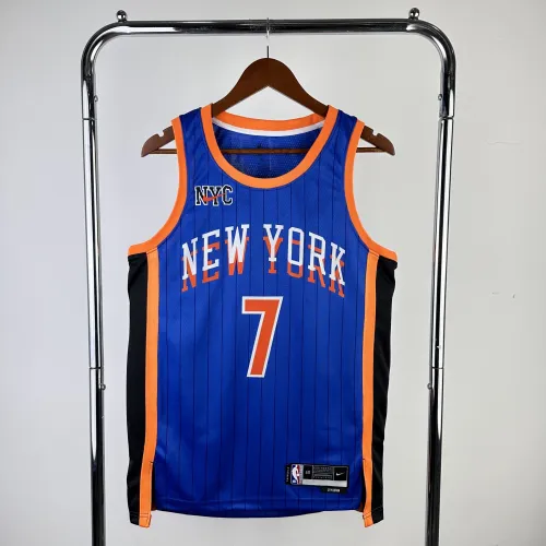 Camisa Carmelo Anthony #7 dos New York Knicks, Edição City, 2024/25 | Camisa Swingman da NBA