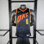2024-25 Oklahoma City Thunder City Edition Russell Westbrook #0 Men’s Jersey