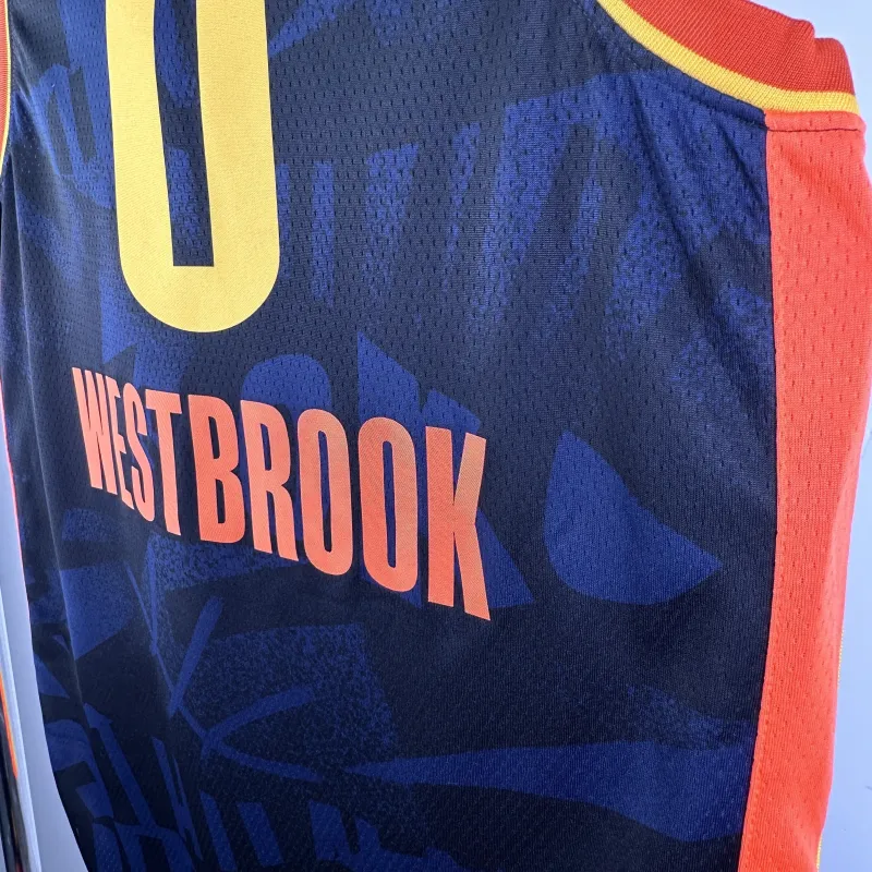 2024-25 Oklahoma City Thunder City Edition Russell Westbrook #0 Men’s Jersey