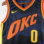 2024-25 Oklahoma City Thunder City Edition Russell Westbrook #0 Men’s Jersey