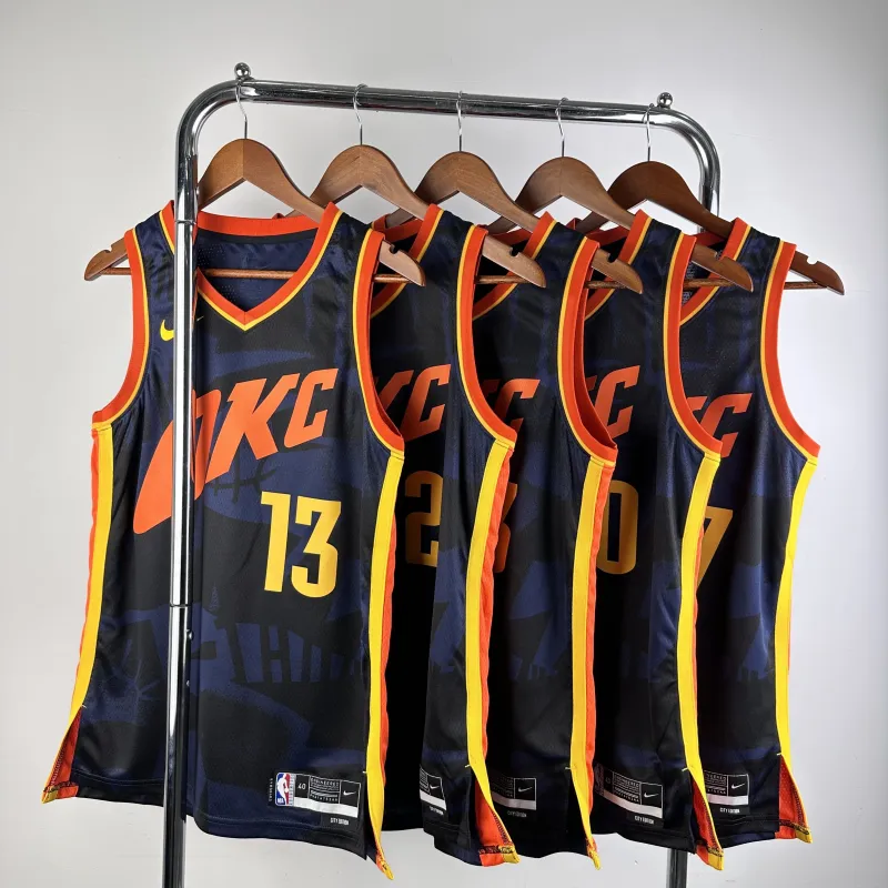 2024-25 Oklahoma City Thunder City Edition Paul George #13 Men’s Jersey
