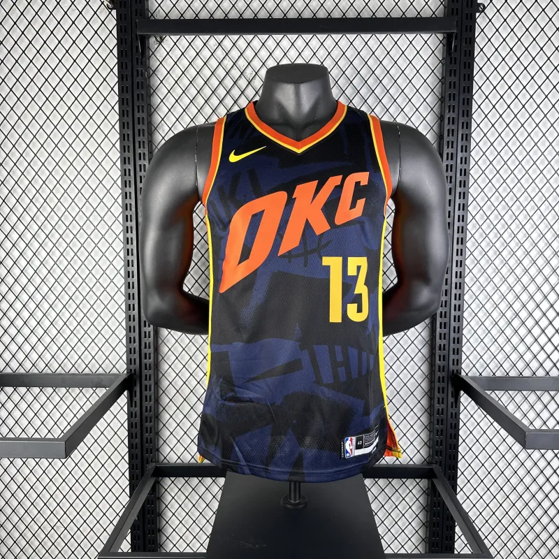 2024-25 Oklahoma City Thunder City Edition Paul George #13 Men’s Jersey