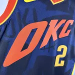 2024-25 Oklahoma City Thunder City Edition Shai Gilgeous-Alexander #2 Men’s Jersey