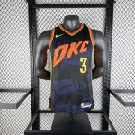 2024-25 Oklahoma City Thunder City Edition Josh Giddey #3 Men’s Jersey