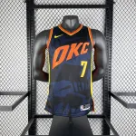 2024-25 Camiseta de hombre Oklahoma City Thunder City Edition Chet Holmgren #7