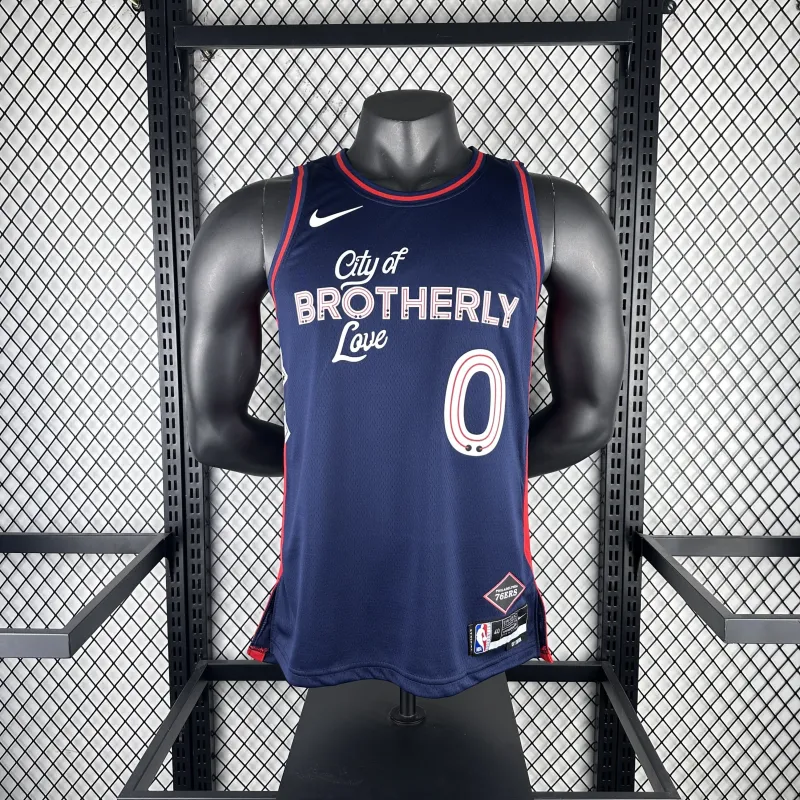 2024/25 Philadelphia 76ers City Edition Tyrese Maxey #0 Men’s Jersey