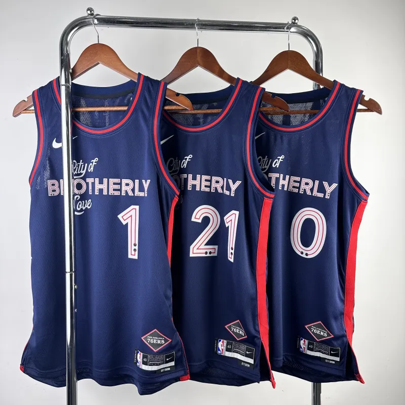 2024/25 Philadelphia 76ers City Edition Tyrese Maxey #0 Men’s Jersey