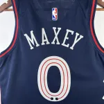 2024/25 Philadelphia 76ers City Edition Tyrese Maxey #0 Men’s Jersey