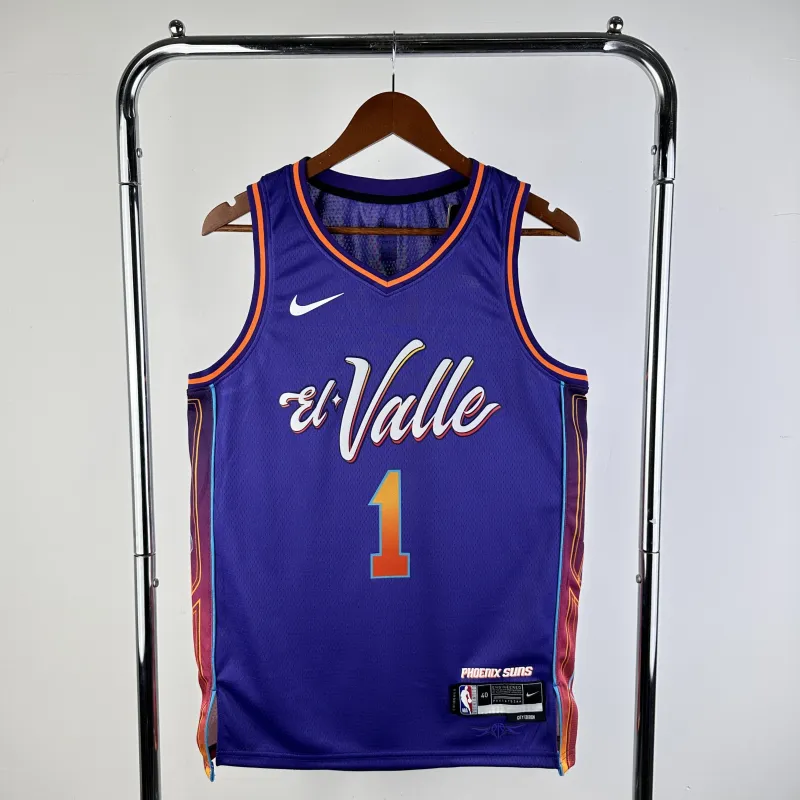2024/25 Phoenix Suns Stadt Edition Devin Booker #1 Herren Trikot