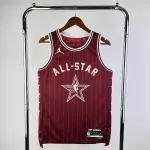 2024/25 Dallas Mavericks All-Star Red Luka Doncic #77 Men's Jersey