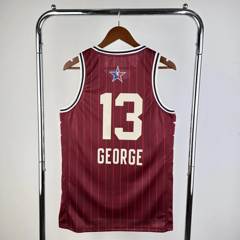 2024/25 LA Clippers All-Star Red Paul George #13 Men’s Jersey