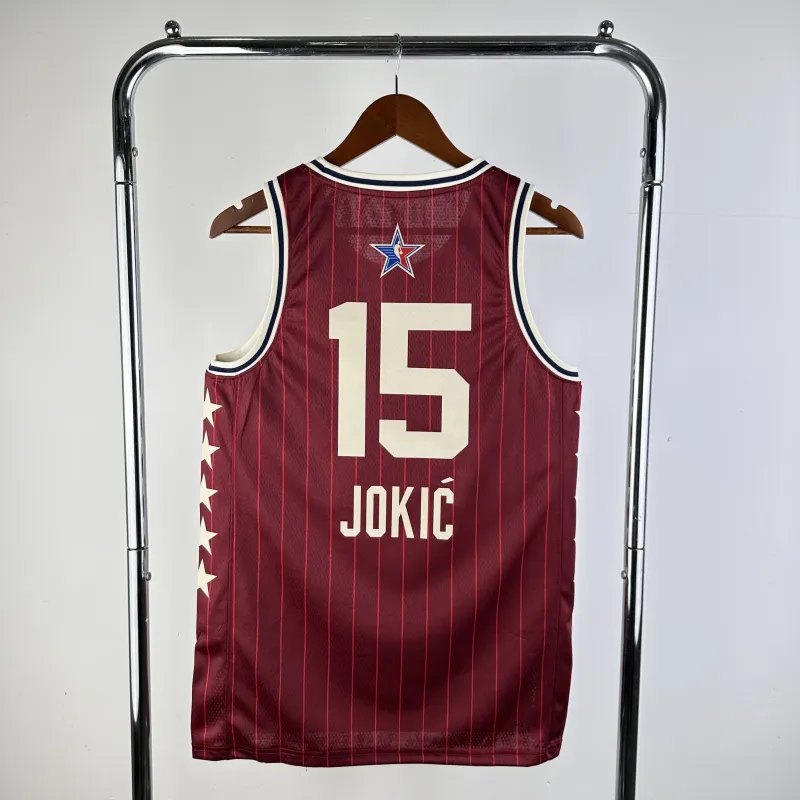 2024/25 Denver Nuggets All-Star Nikola Jokic #15 Men’s Jersey