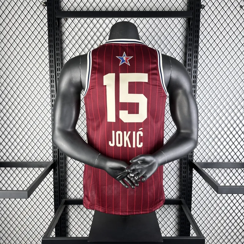 2024/25 Denver Nuggets All-Star Nikola Jokic #15 Men’s Jersey