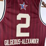 2024-25 Oklahoma City Thunder Shai Gilgeous-Alexander #2 Men’s Jersey
