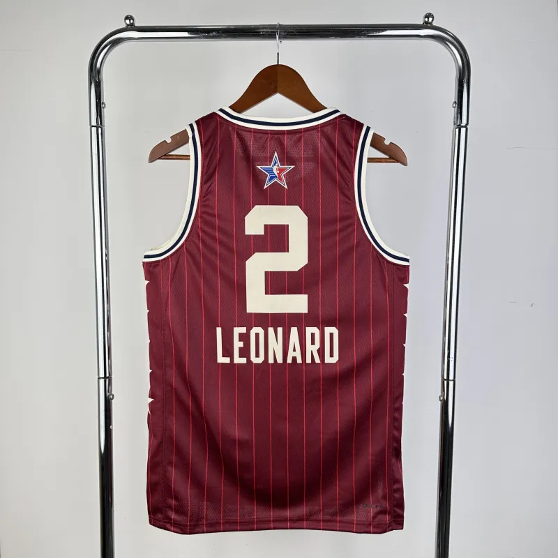 Maillot homme LA Clippers All-Star Red Kawhi Leonard #2 saison 2024/25