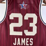 2024/25 Los Angeles Lakers All-Star LeBron James #23 Red Men’s Jersey