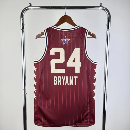 2024/25 Los Angeles Lakers All-Star Kobe Bryant #24 Red Men's Jersey