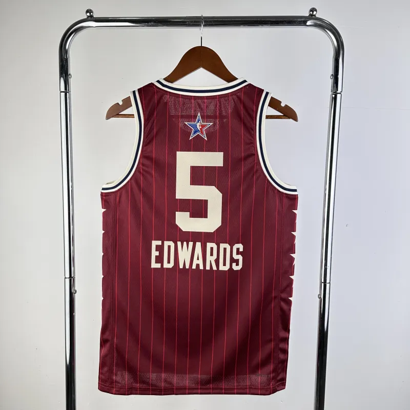 2024/25 Minnesota Timberwolves Anthony Edwards #5 Men’s Jersey