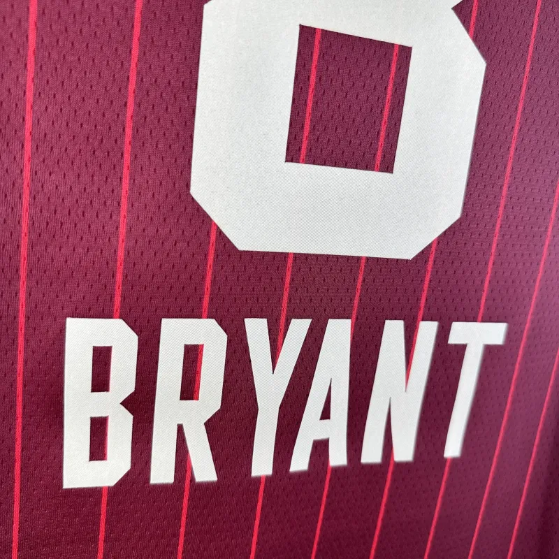 2024/25 Los Angeles Lakers All-Star Kobe Bryant #8 Red Men’s Jersey