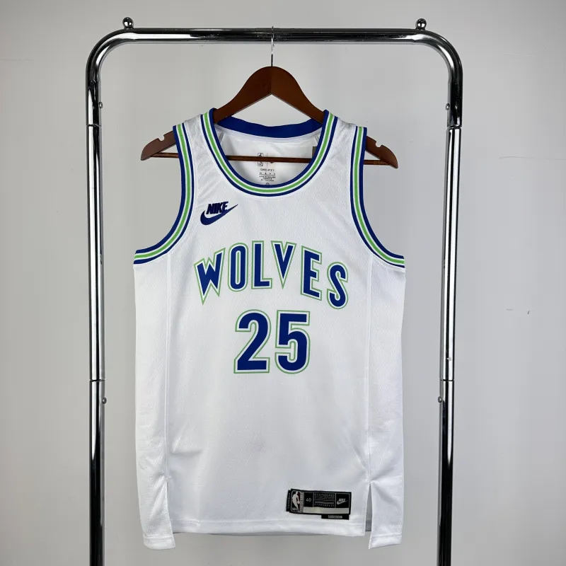 2024/25 Minnesota Timberwolves Retro Derrick Rose #25 Men’s Jersey
