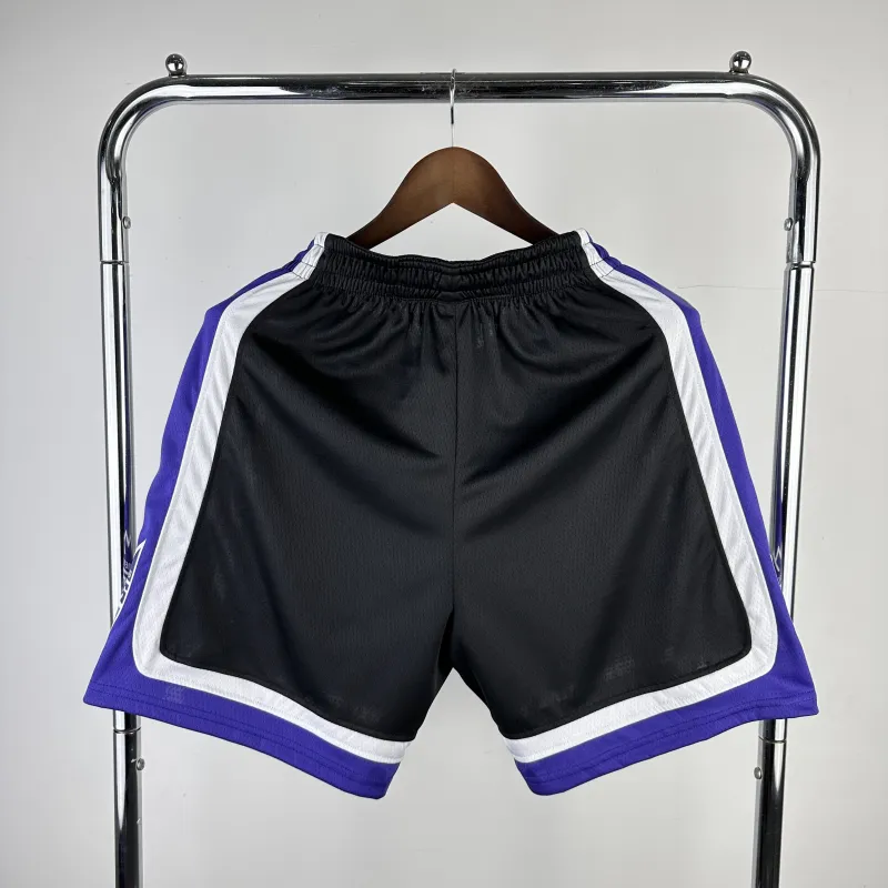 2024-25 Sacramento Kings Away Black Men's Short