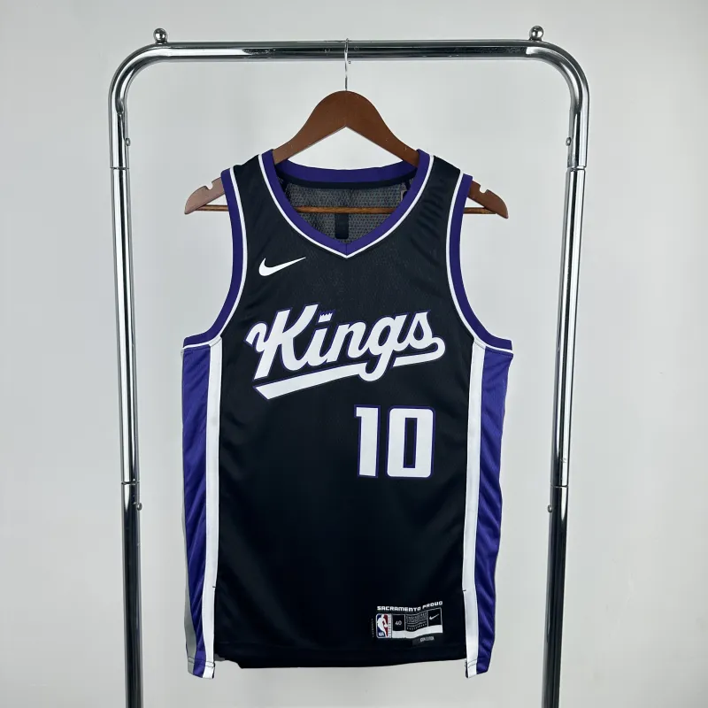 2024-25 Sacramento Kings Away Black DeMar DeRozan #10 Men’s Jersey