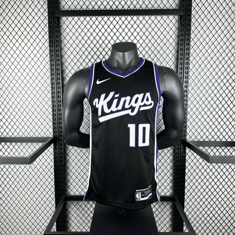 2024-25 Sacramento Kings Away Black DeMar DeRozan #10 Men’s Jersey