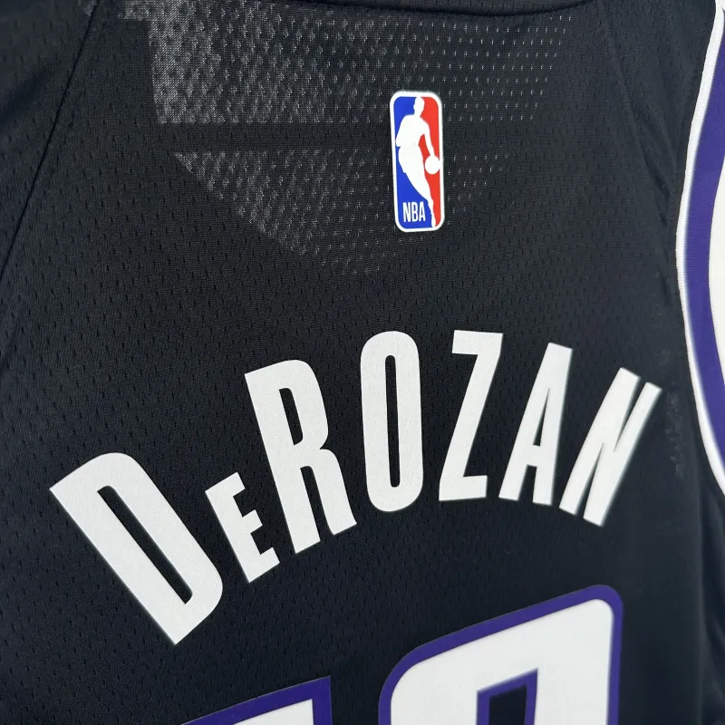 2024-25 Sacramento Kings Away Black DeMar DeRozan #10 Men’s Jersey