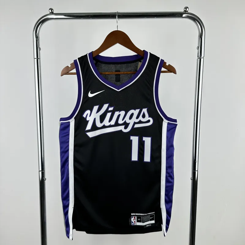 2024-25 Sacramento Kings Away Black Domantas Sabonis #11 Men’s Jersey
