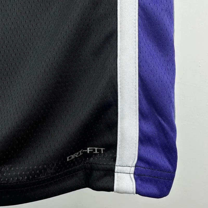 2024-25 Sacramento Kings Away Black Domantas Sabonis #11 Men’s Jersey