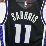 2024-25 Sacramento Kings Away Black Domantas Sabonis #11 Men’s Jersey