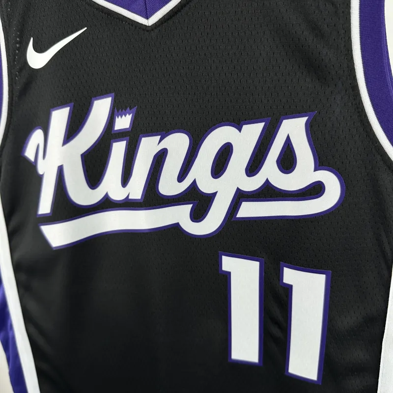 2024-25 Sacramento Kings Away Black Domantas Sabonis #11 Men’s Jersey
