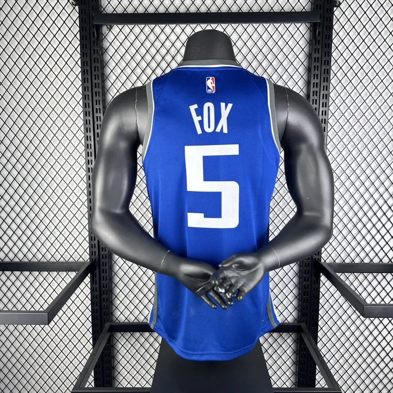 2024-25 Sacramento Kings City Edition De’Aaron Fox #5 Men’s Jersey