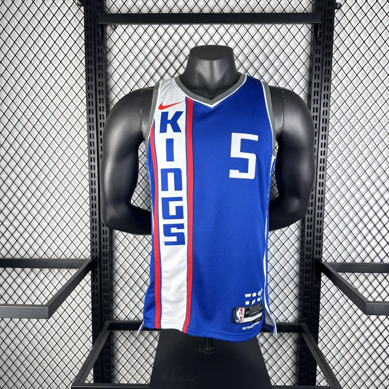 2024-25 Sacramento Kings City Edition De’Aaron Fox #5 Men’s Jersey