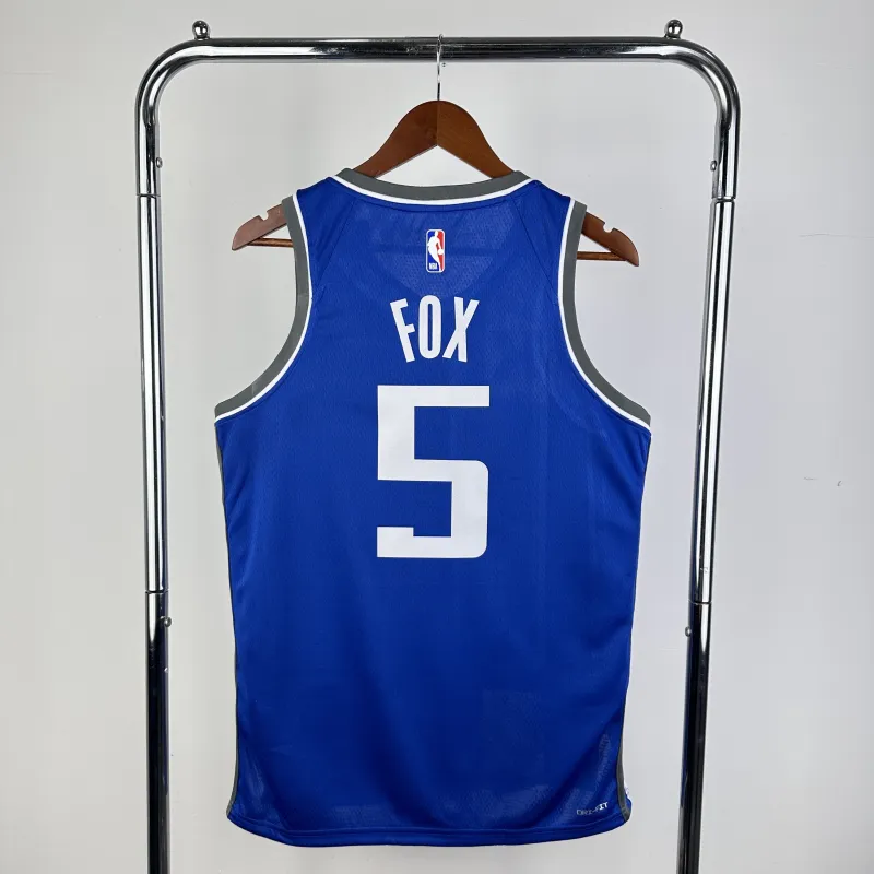 2024-25 Sacramento Kings City Edition De’Aaron Fox #5 Men’s Jersey