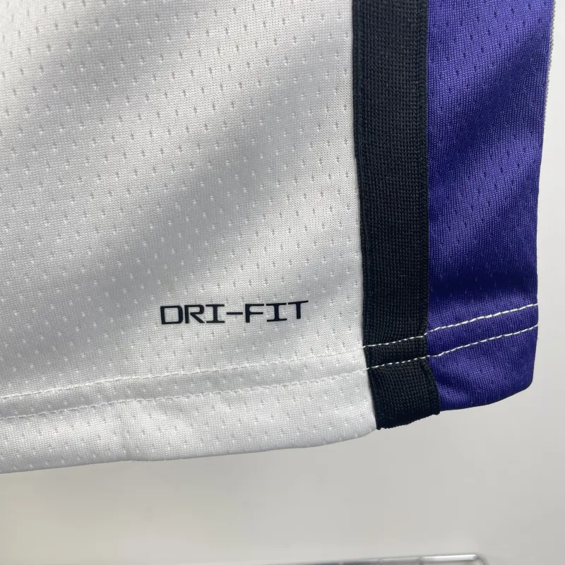 2024-25 Sacramento Kings Home White Malik Monk #0 Men’s Jersey