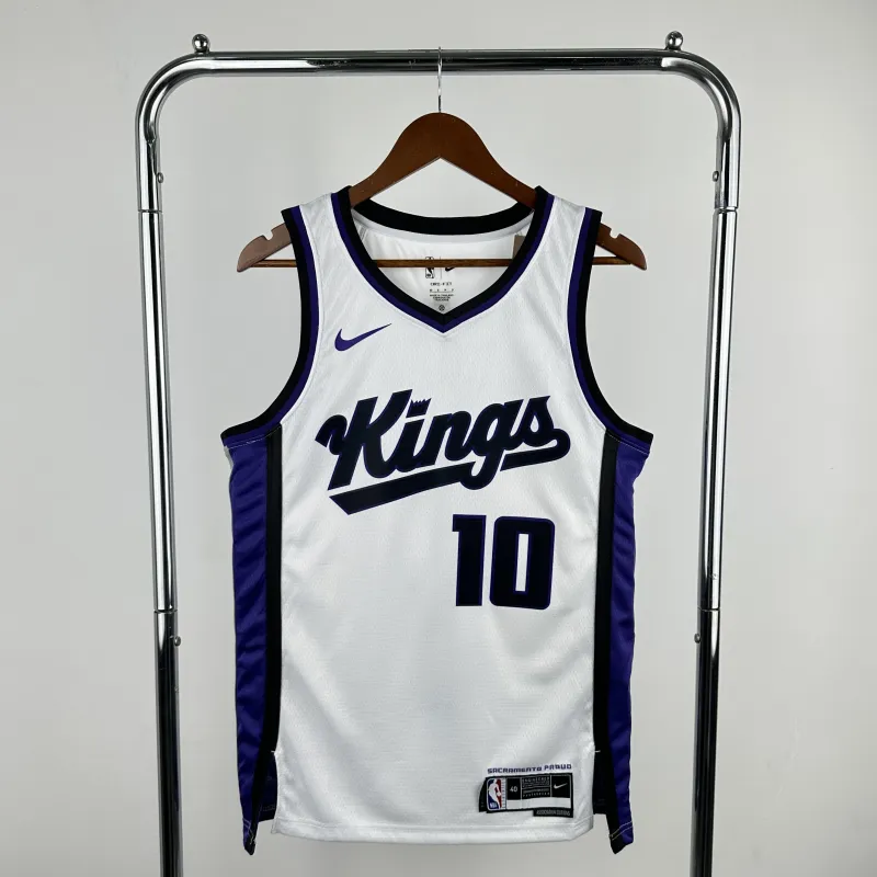 2024-25 Sacramento Kings Home White DeMar DeRozan #10 Men’s Jersey