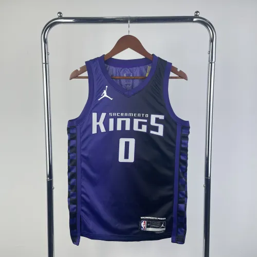 Camisa masculina Malik Monk #0 do Sacramento Kings para a temporada 2024-25