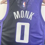 2024-25 Sacramento Kings Malik Monk #0 Men’s Jersey